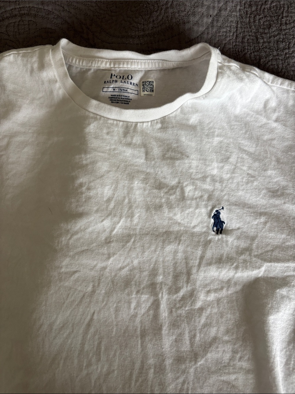 Polo by Ralph Lauren White Short Sleeve Tee with Navy Pony